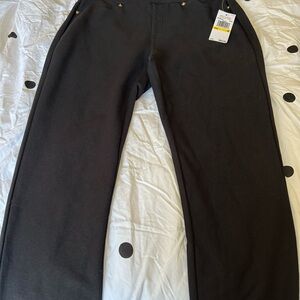 Michael Kors Women’s Skinny Crop Pull On Black Pants size M